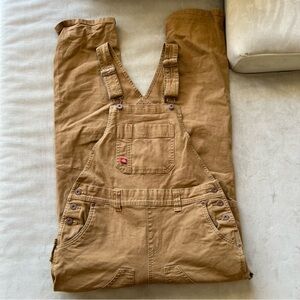 Dickies utility tan overalls